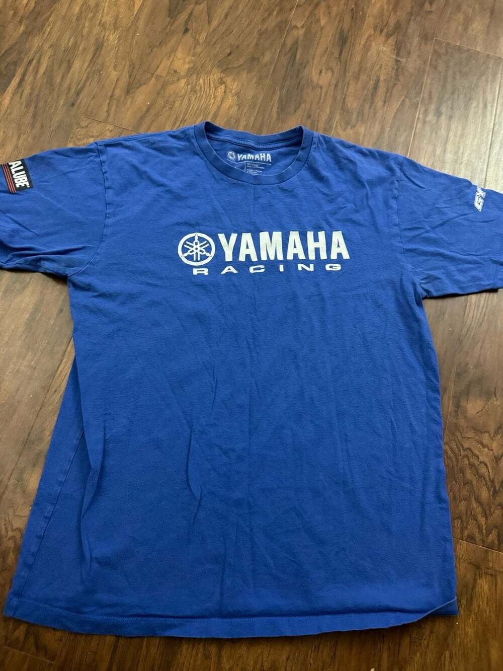 Yamaha Racing Blue T-Shirt with Yamalube Detail